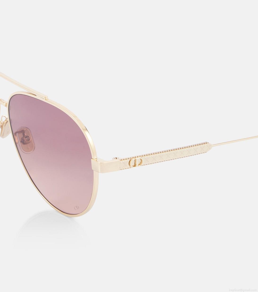 Dior EyewearDiorCannage A1U aviator sunglasses