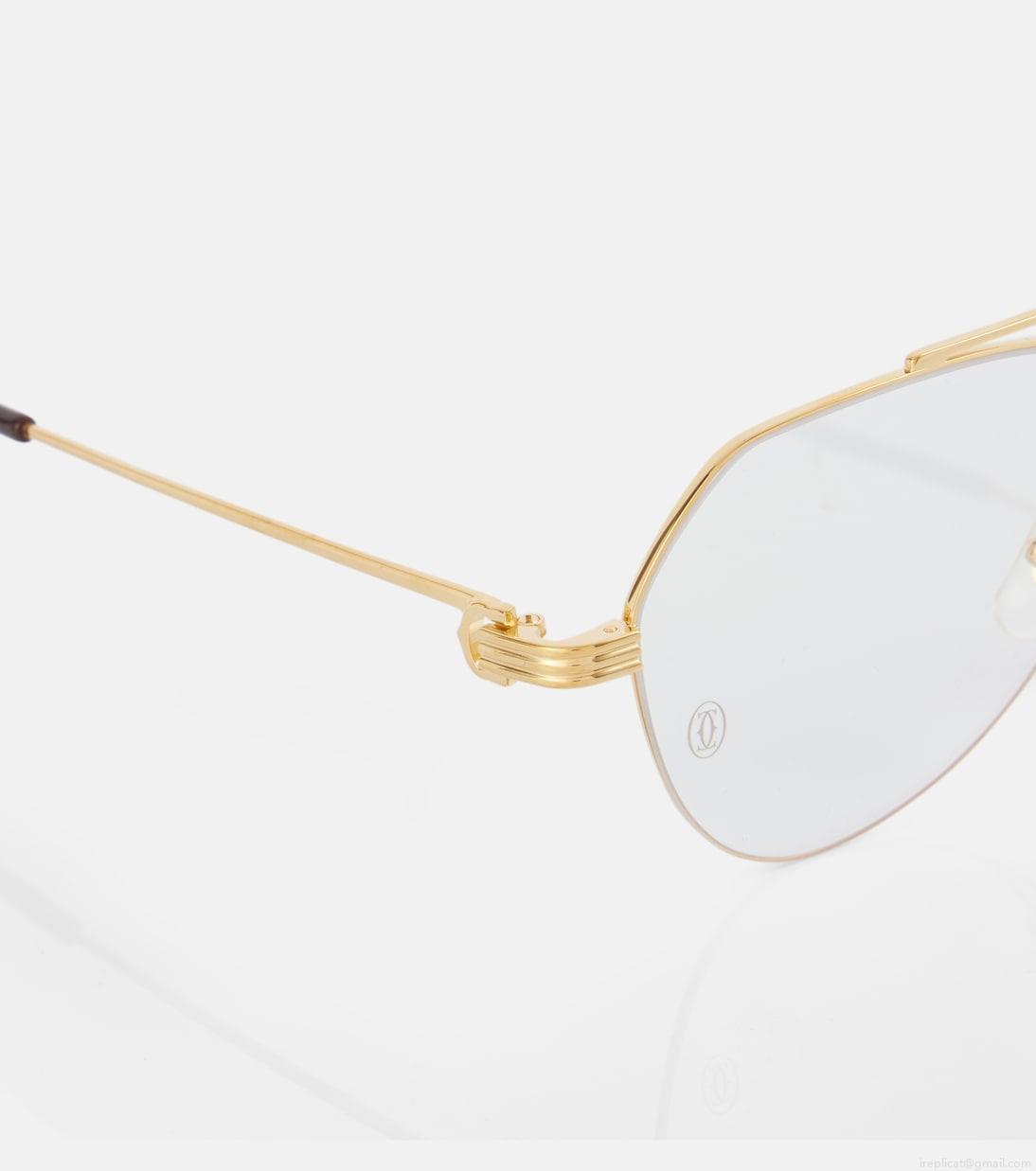 Cartier Eyewear CollectionPremière aviator glasses